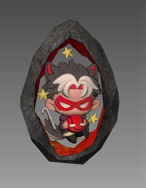 【Macrame Braided Keychain】Red Hood (Pre-order 1 Month)