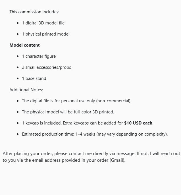 【Commissions |-】 - Keycap