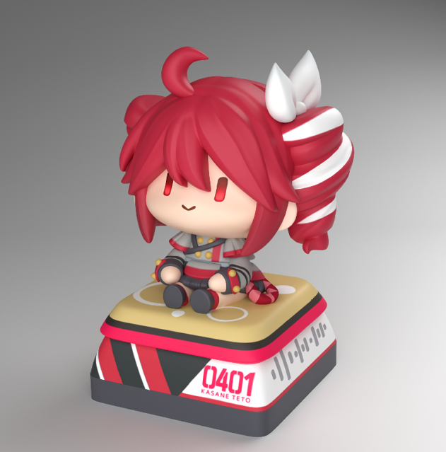 【Keycap】Kasane Teto Keycap (Pre-orders Close Aug 31)